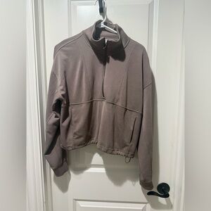 Athleta Pyrite Seasoft Quarter-Zip Top